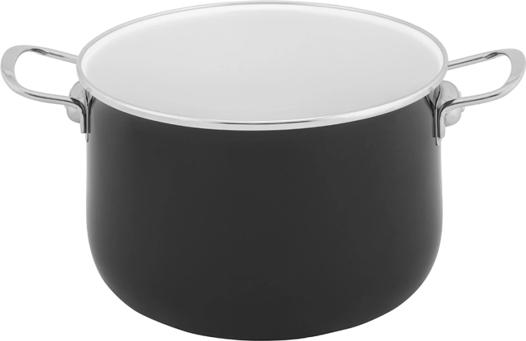 Enamel surface for clean taste and easy maintenance
