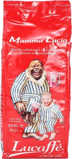 Lucaffé Mamma Lucia coffee beans 1 kg (40% Arabica, 60% Robusta)