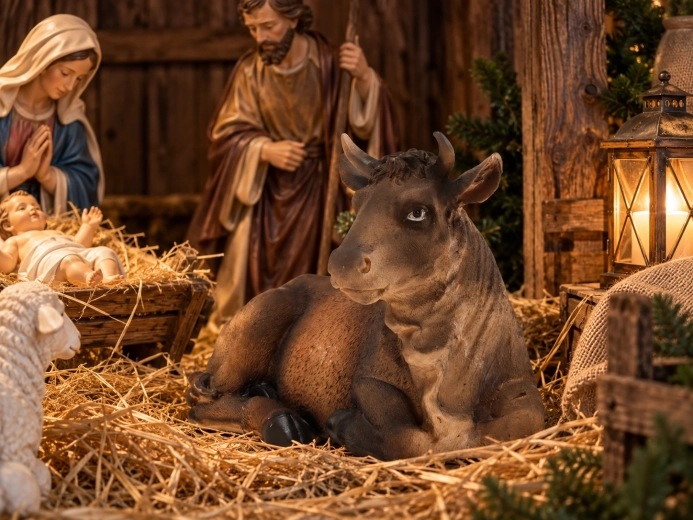 Natuurlijke aanvulling op het kerststaltafereel