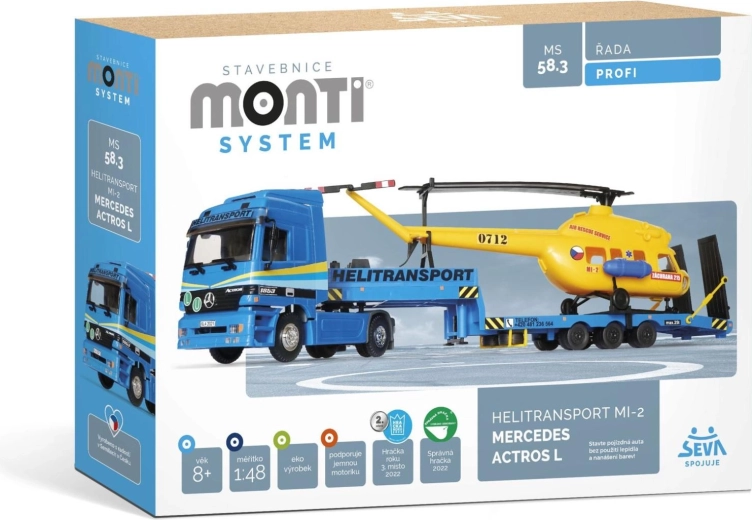 SEVA Monti System Helitransport MI-2 Mercedes Actros L bouwpakket