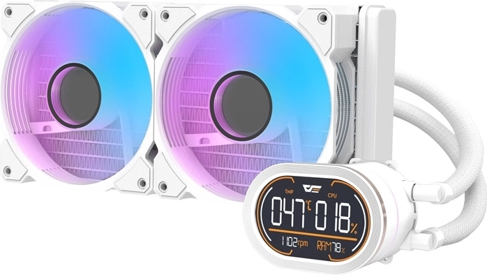 DarkFlash DH240D v2 240 mm white CPU liquid cooler