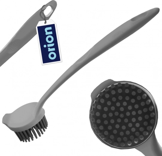 Silicone bristles for hygiene and gentleness