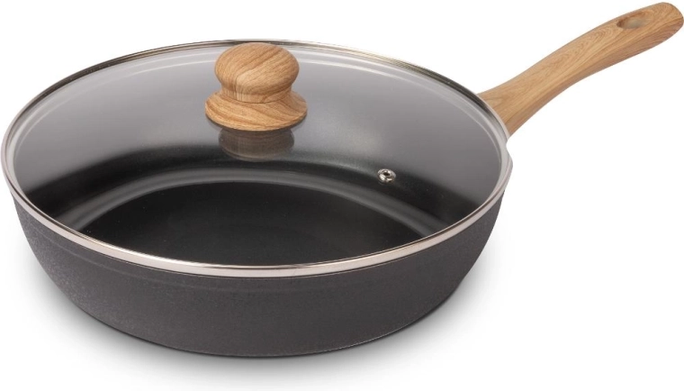 Lamart Bratpfanne mit Deckel Natur 28 cm