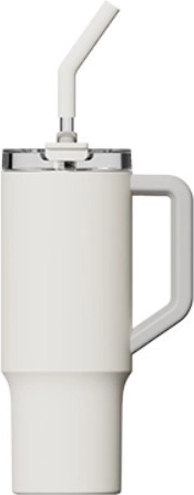 Thermal Mug with Straw