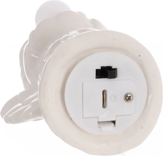 Practical power supply with a switch on the bottom