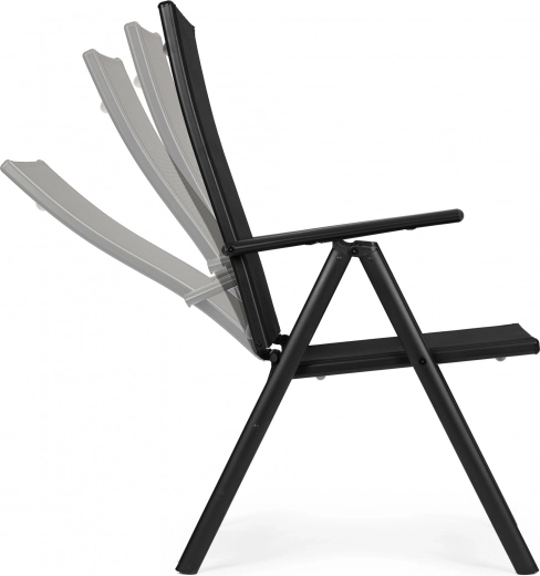 7 positions for relaxing and dining