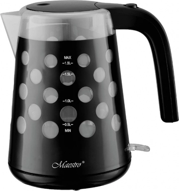 Elektrischer Wasserkocher Maestro KROPKY 1,7L 2200W, schwarz