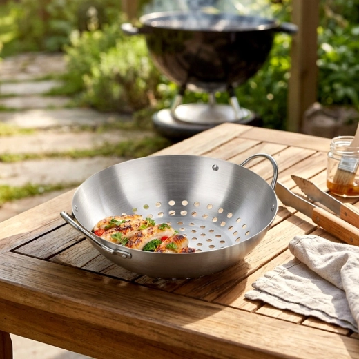Grillades homogènes grâce à la perforation