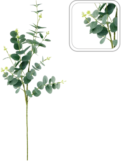 Artificial eucalyptus sprig 95 cm