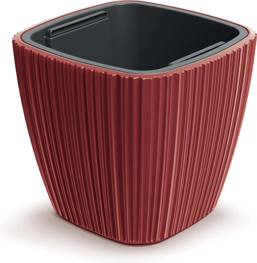 ORO Flower Pot 39 cm in Retro Red