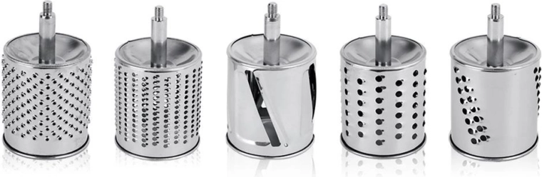 Five interchangeable drums for every task