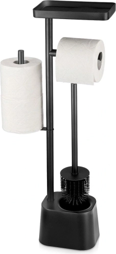 Vilde toiletpapierstandaard met wc-borstel