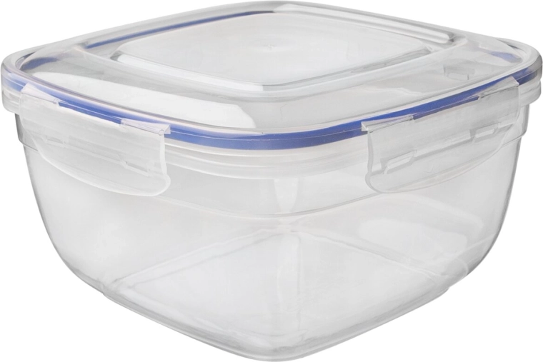 Prim quadratische Dose mit Dichtung 1,5 l