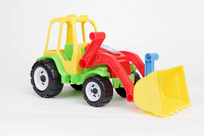 Twee bedieningshendels voor eenvoudig scheppen