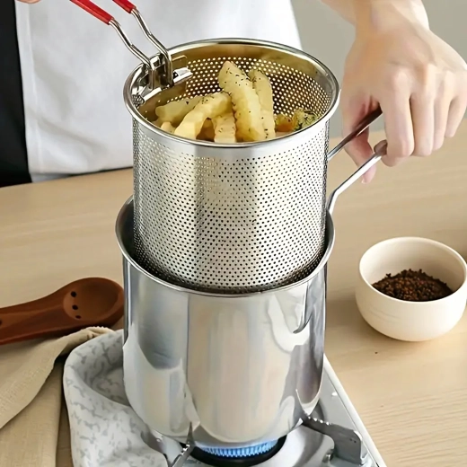 Friture efficace et égouttage rapide