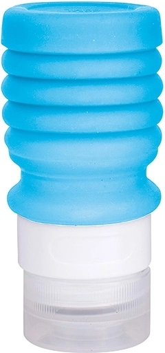 Flacon de voyage pliable en silicone pour cosmétiques