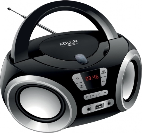 Draagbare boombox met CD en USB ADLER AD 1181