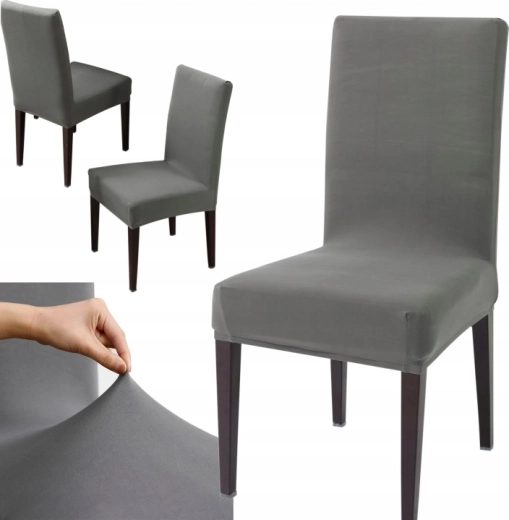 Housse élastique pour chaise de salle à manger avec élastique renforcé - 1 pièce
