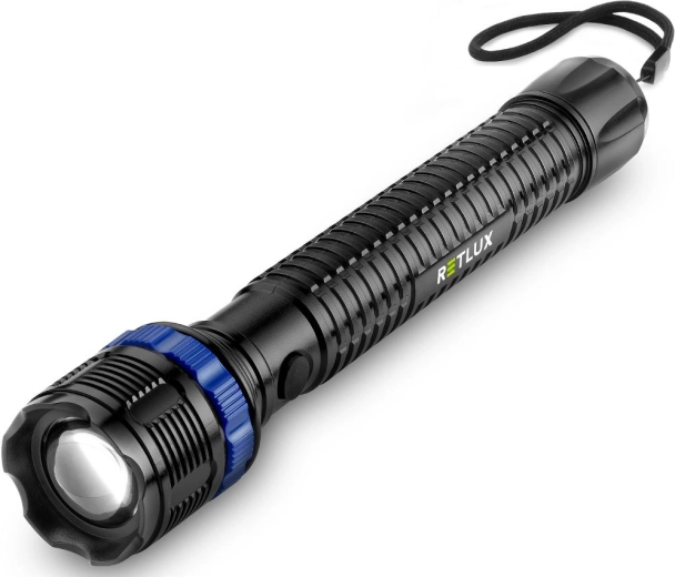 Lampe torche LED Retlux avec zoom, 1 W
