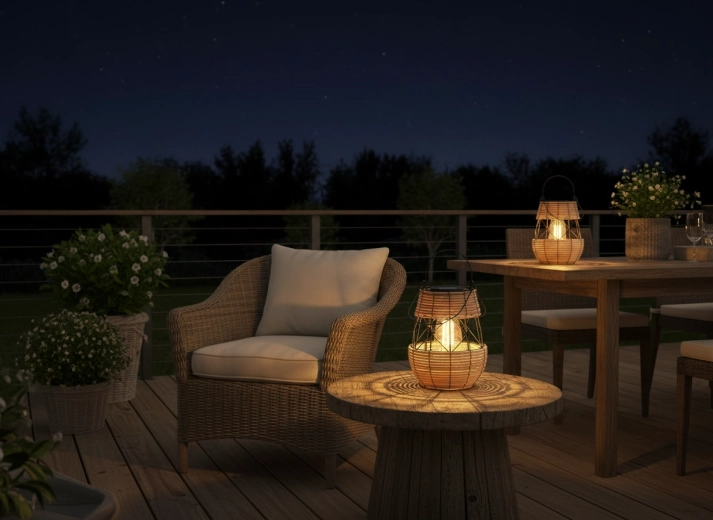 Warm, cozy light for evening comfort