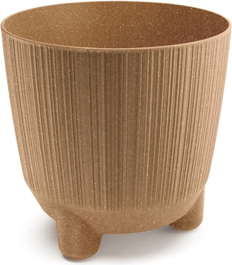 Ryfo Eco Wood Flower Pot 19.5 cm natural