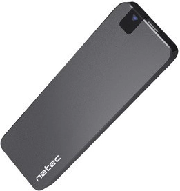 Aluminium externe behuizing voor SSD M.2 NVMe NATEC Rhino met USB‑C 3.2 Gen 2 (10 Gb/s)