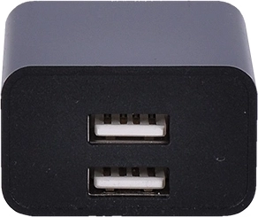 Zwei USB-A-Ports zum Laden von zwei Geräten