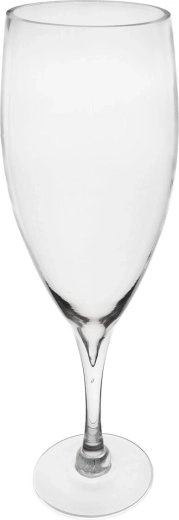 Tall clear glass vase “Wine”, 50 cm