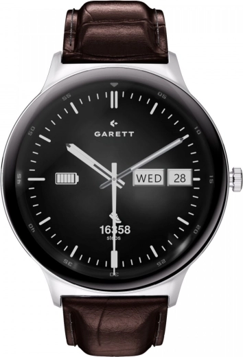 Two straps in the box: steel and leather