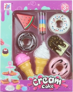 Cupcake and Ice Cream Set for Kids (8 pcs)