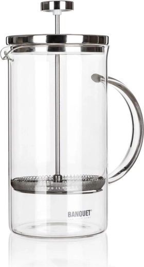 Connie Coffee Pot 1 l, Glass and Stainless Steel