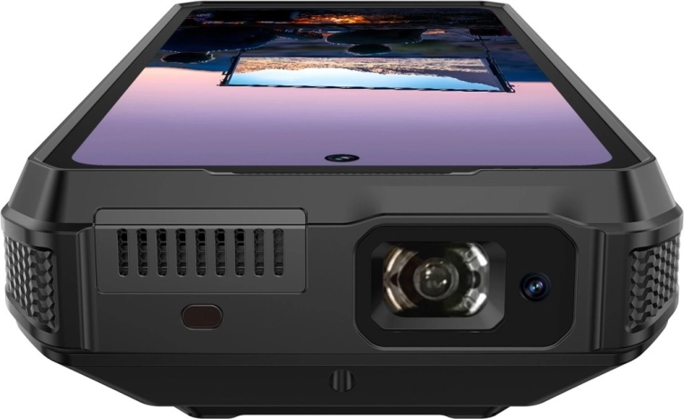 Integrated projector for projection anywhere