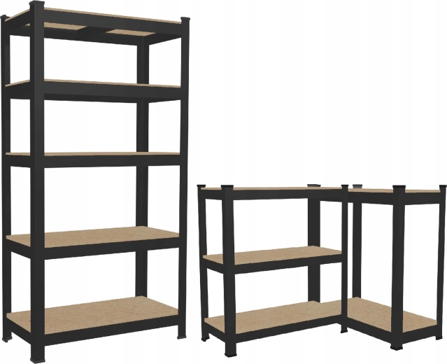 Flexible storage space on 5 levels