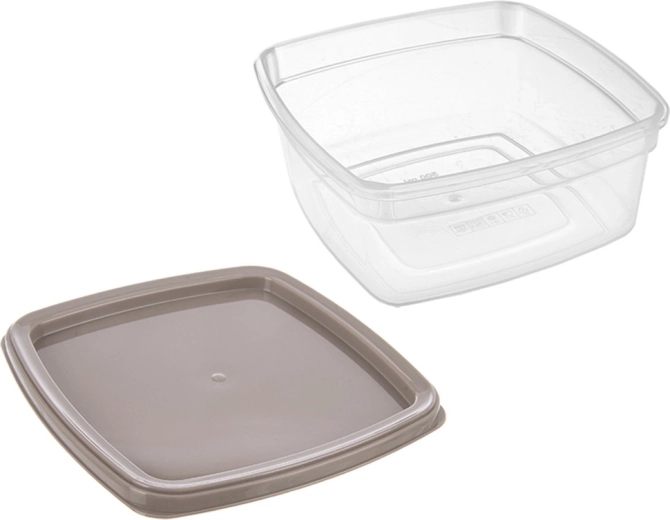 Sealing lids and clear containers