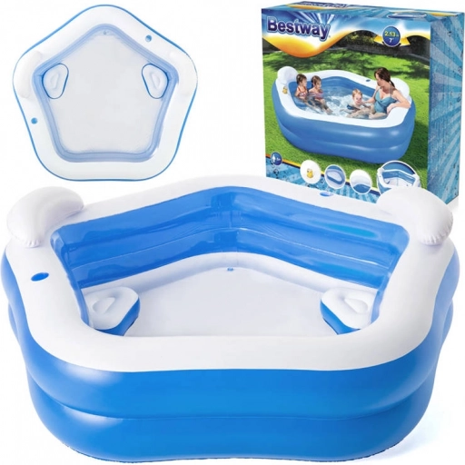 Familien-Aufstellpool Bestway 213 x 206 x 69 cm