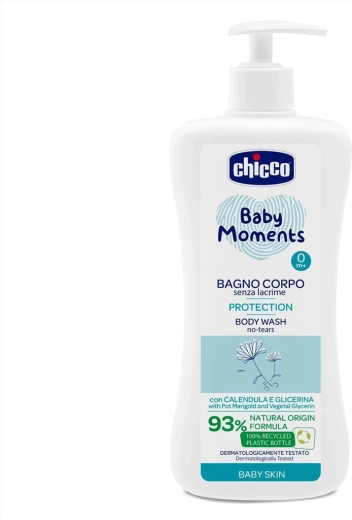 Chicco Baby Moments Protection douchegel voor baby’s vanaf de geboorte 750 ml