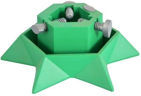 Plastic SPACE Christmas tree stand up to 2.5 m, diameter 39 cm