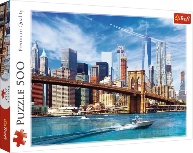 Puzzle 500 Pieces View of New York Trefl