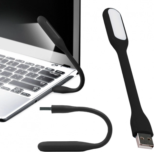 Flexibele siliconen USB LED-lamp voor laptop
