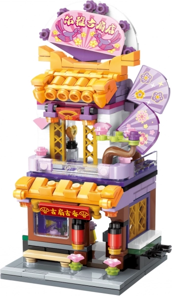 Qman City Corner – waaierwinkel bouwset