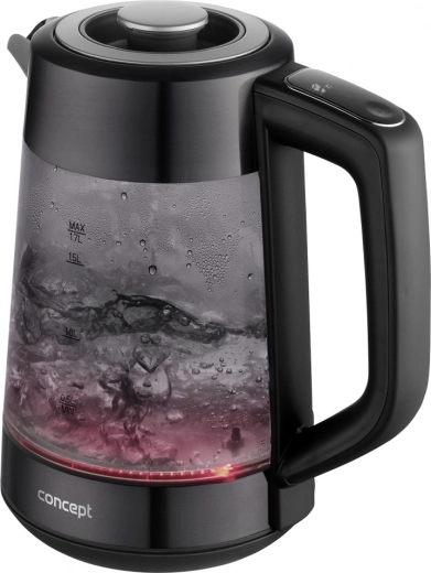 Rauchglas mit farbiger LED-Beleuchtung