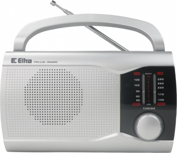 Tragbares Radio EWA silberfarben