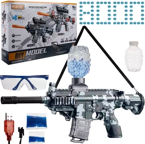 Kruzzel elektrischer Gel-Blaster – Pistole für Gelkugeln und Schaumstoffpfeile - 1 Stück