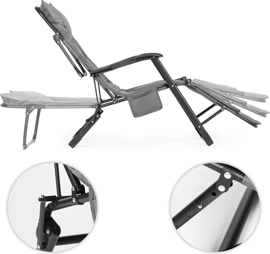 Repose-jambes à 3 positions et structure stable