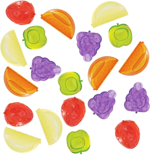 Glaçons réutilisables en forme de fruits, 20 pièces
