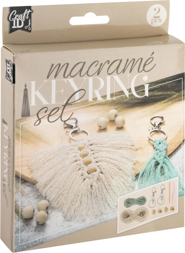 Kreativset Makramé – 2 Schlüsselanhänger