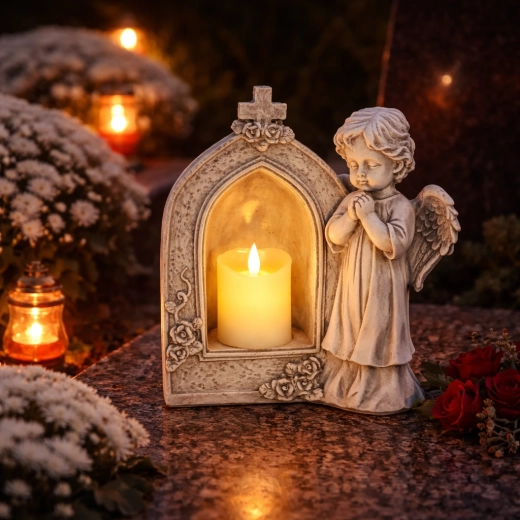 Discreet memorial decoration for various placements