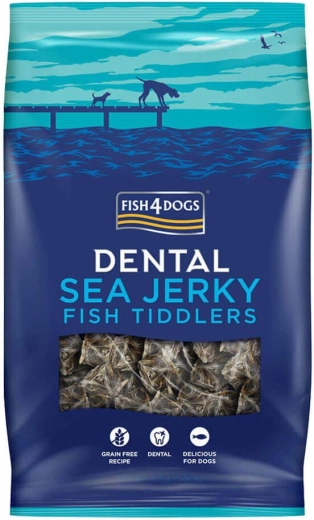 Fish4Dogs Dental Sea Jerky Fisch-Snacks zur Zahnpflege für Hunde 575 g