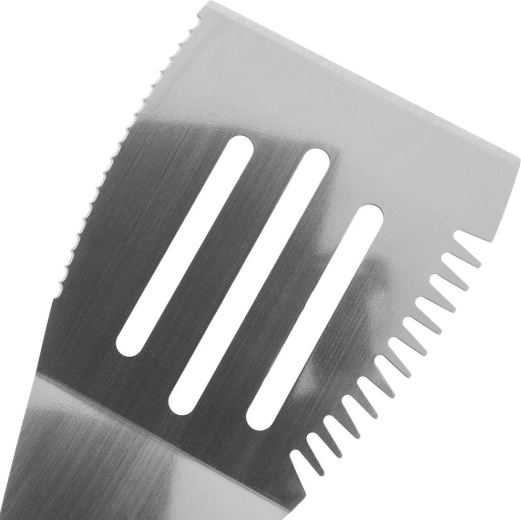 Starker Edelstahlkopf mit Schlitzen