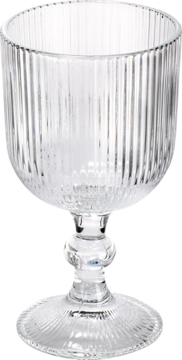 Stylish ribbed glass